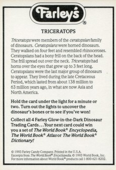 Triceratops - Back