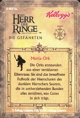 Moria Ork (Brown Background)  - Back