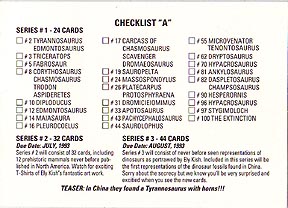 Checklist Card