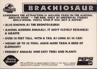 Brachiosaur - Back