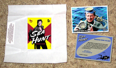 Sea Hunt Wrapper And Card