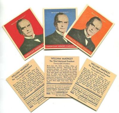 Presidents U.S. Caramel Co. (R114)  McKinley Card