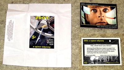 2001: a space odyssey Wrapper & Card