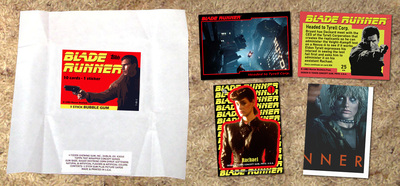 Blade Runner Wrapper & Card & Sticker