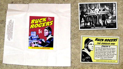 Buck Rogers Wrapper & Card